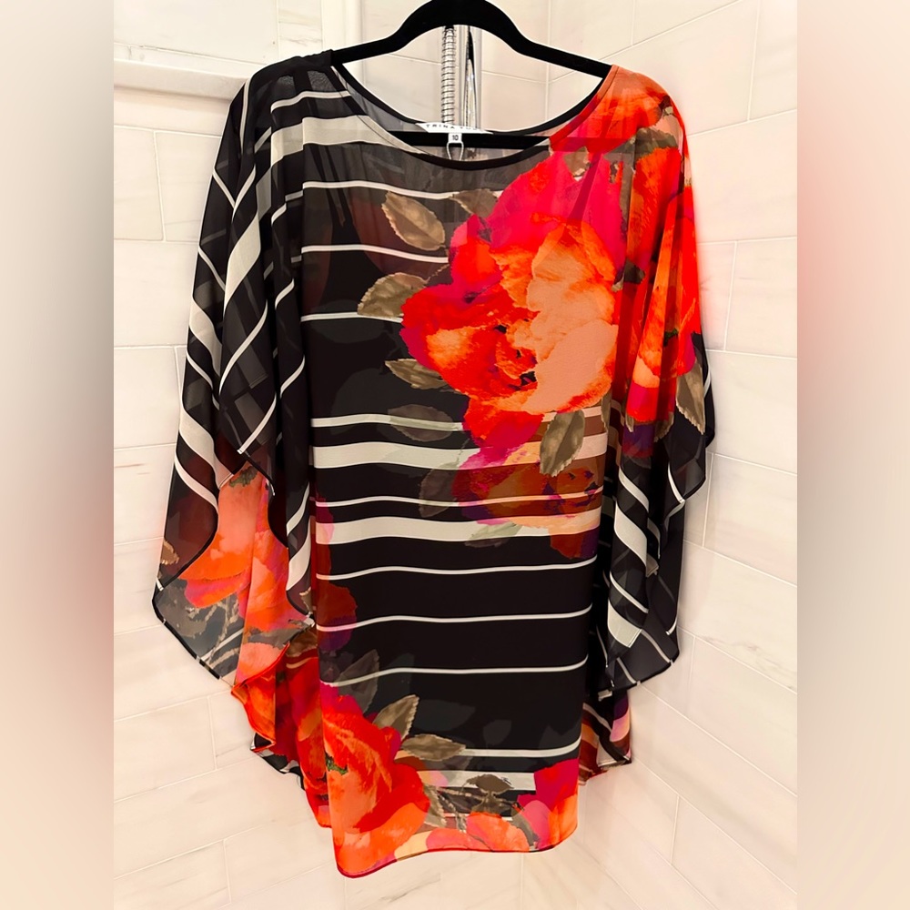 Trina Turk flowy floral dress.